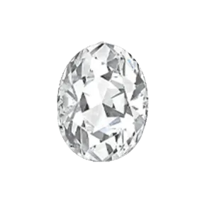 1.29ct GIA Oval H/SI1 Mined