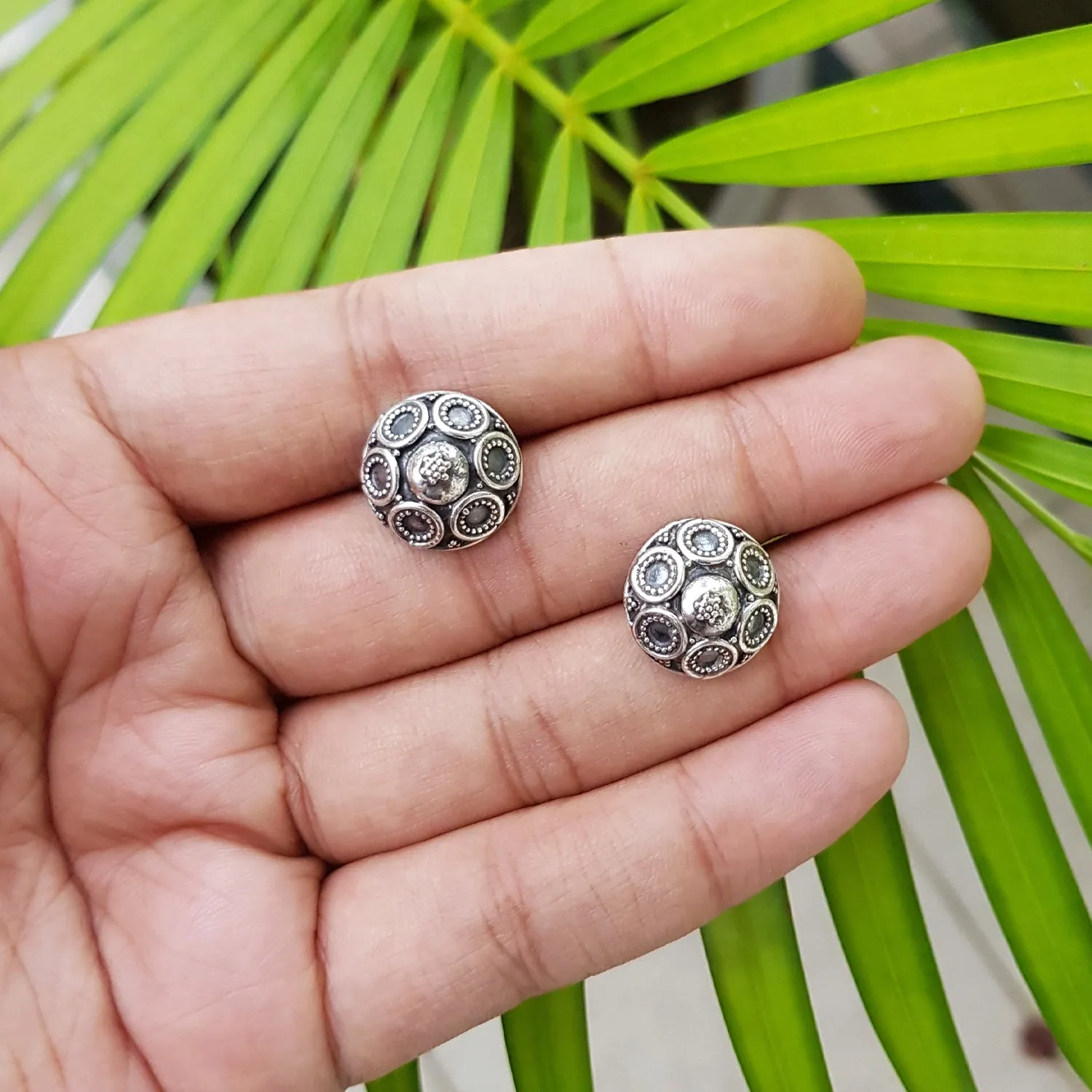 925 Silver Antique Look Studs