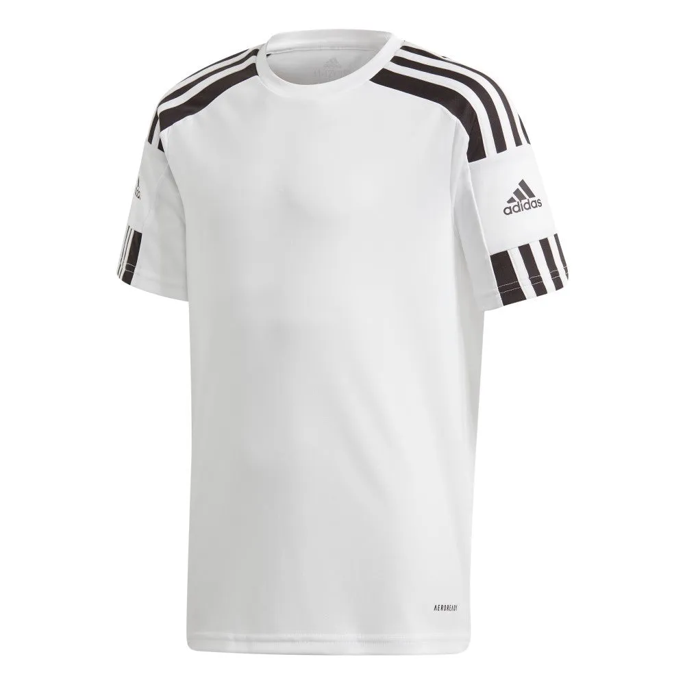 Adidas Youth Squadra 21 Jersey (White/White)