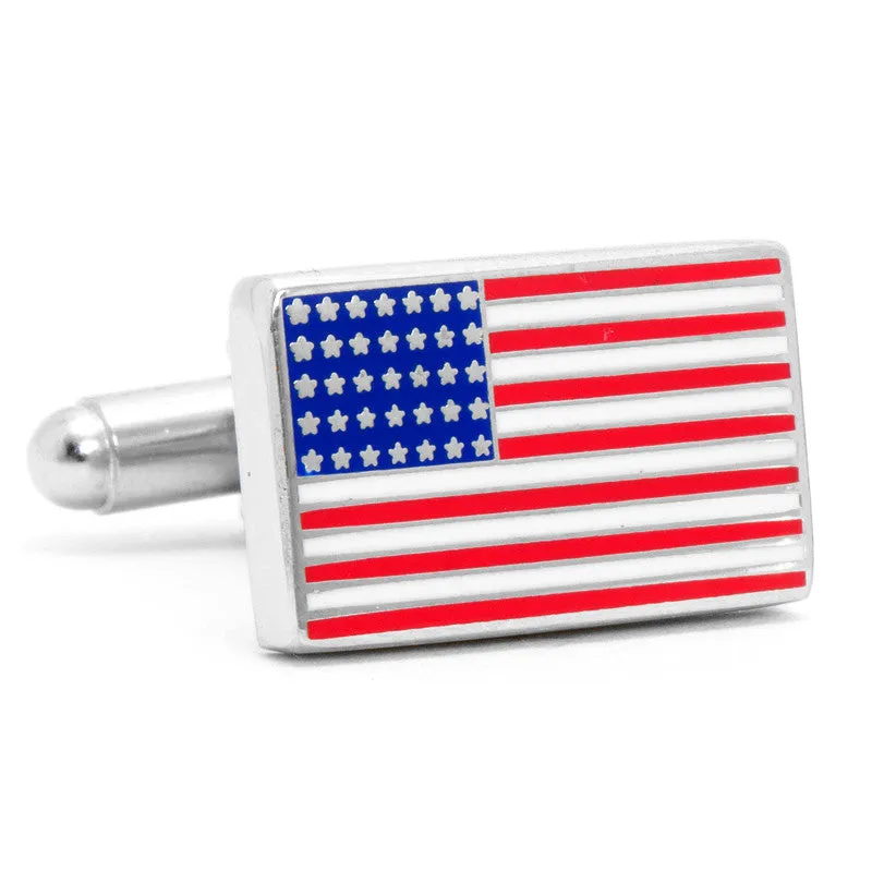 American Flag Cufflinks