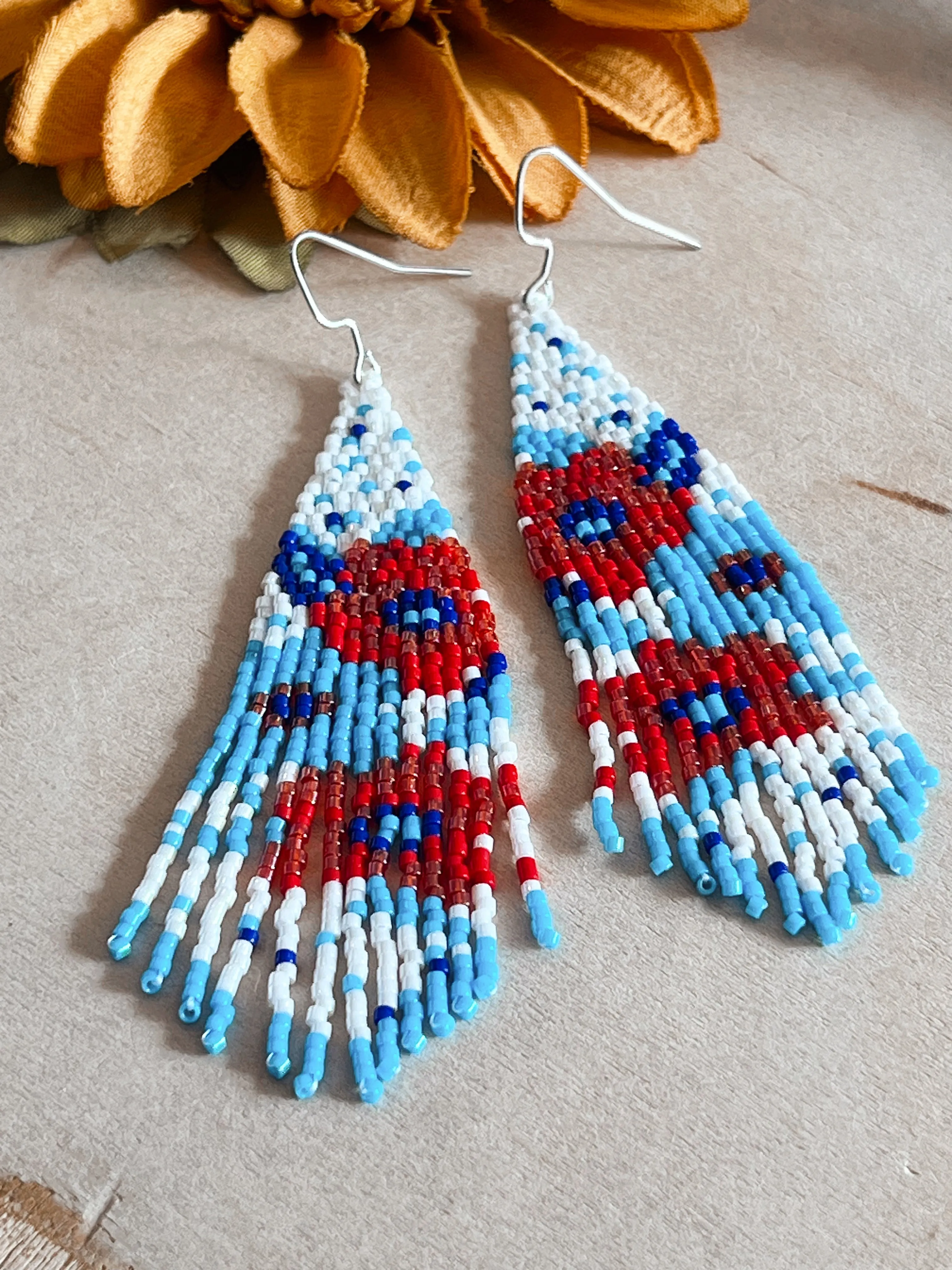 American Girl Handbeaded Earrings