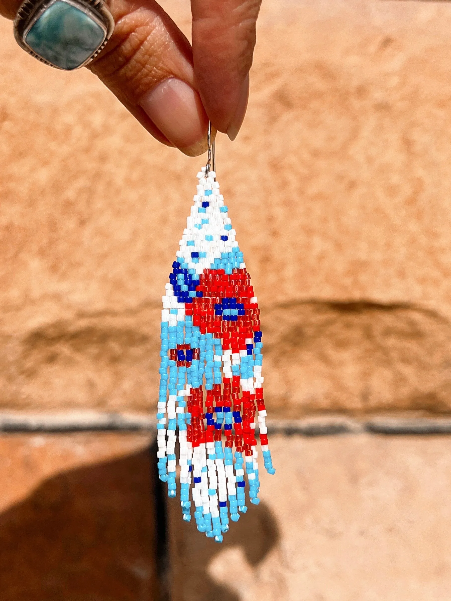 American Girl Handbeaded Earrings