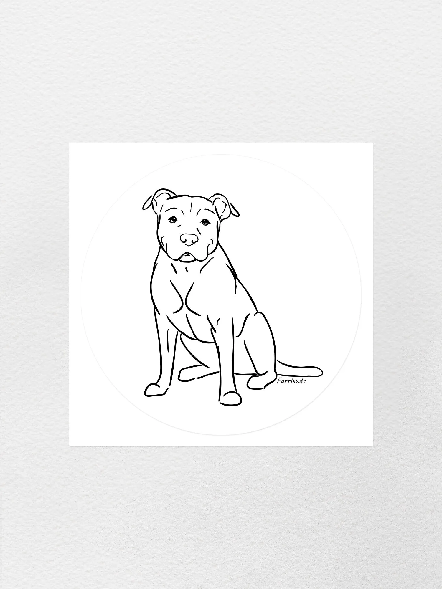 American Staffordshire Terrier Sticker