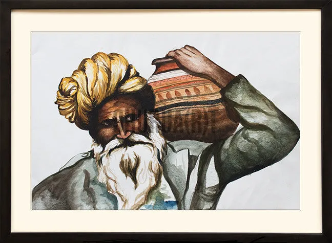 An Old Man With Turban