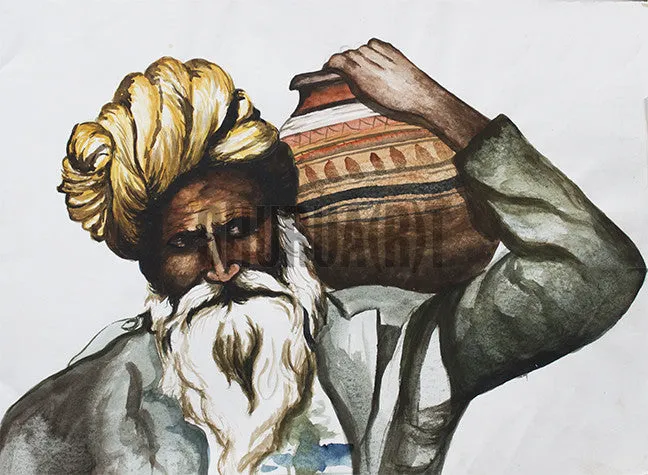 An Old Man With Turban