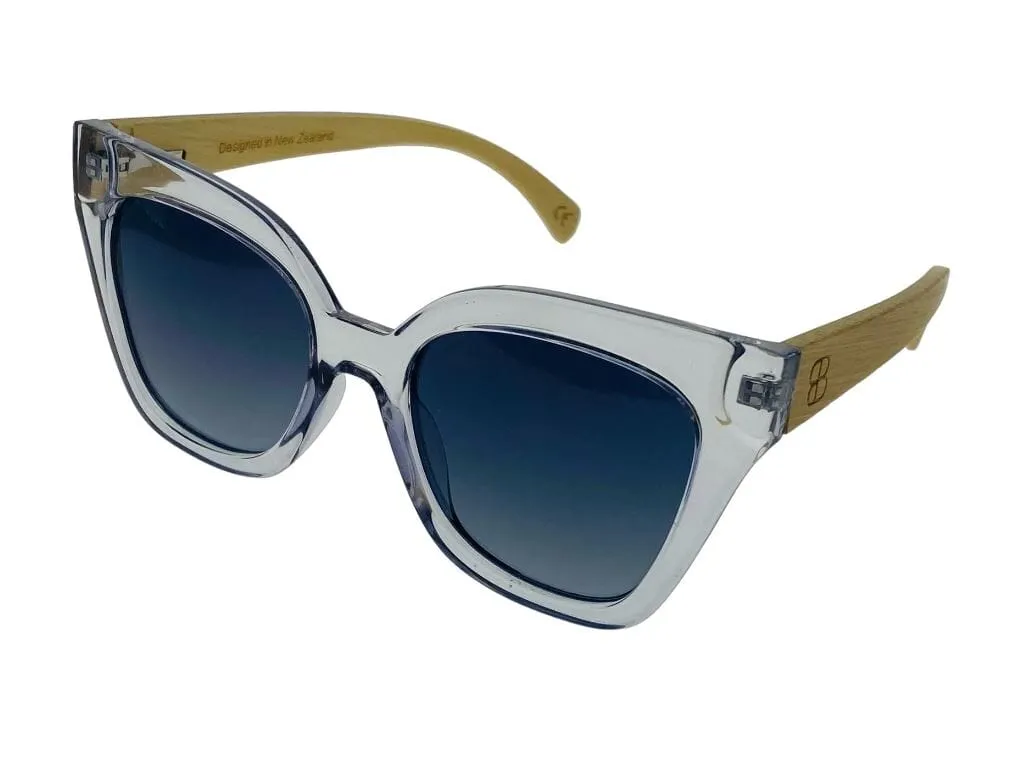 Bamboo Blonde Fashion Polarised Sunglasses