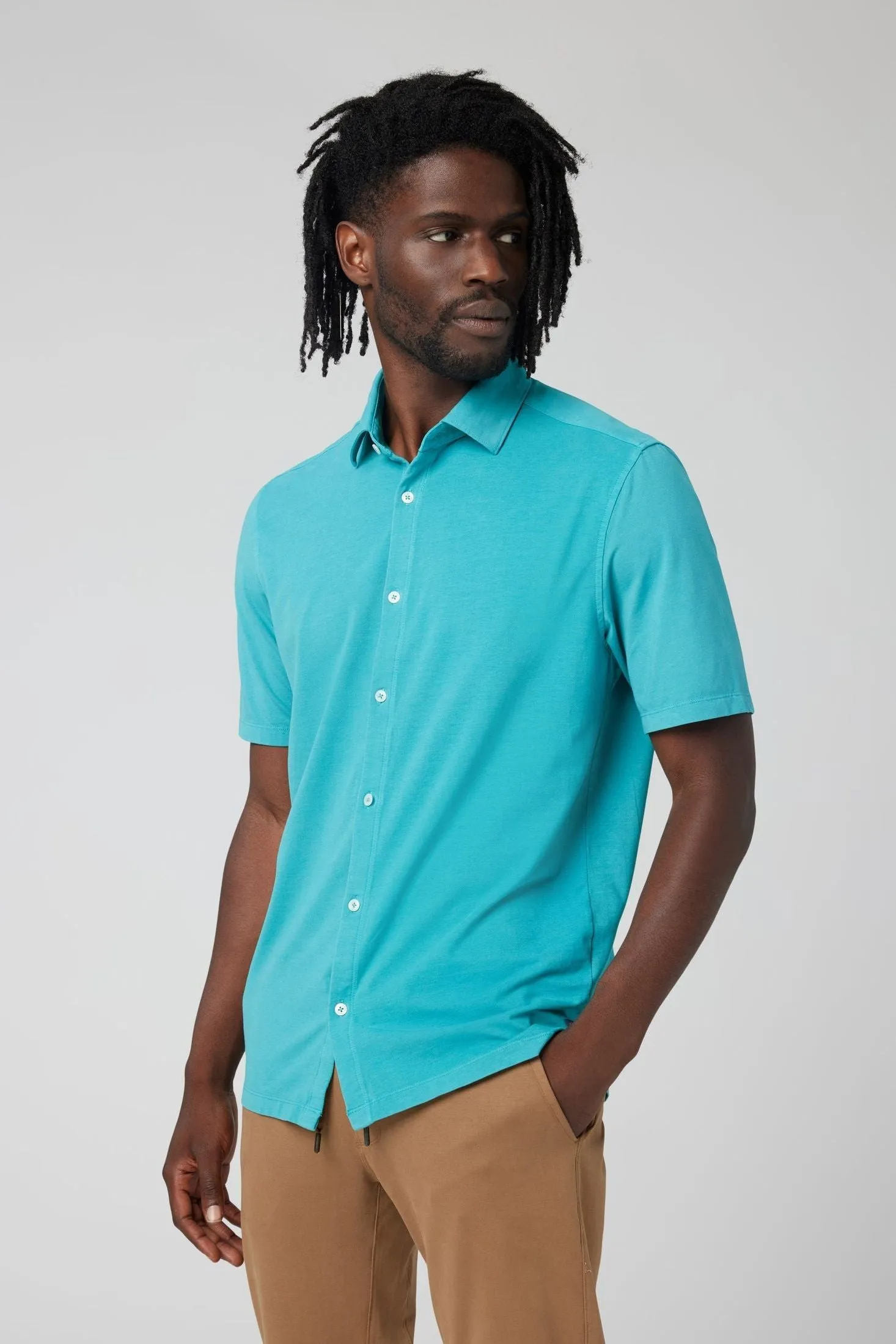 Big On-Point Shirt: Stretch | Responsible Cotton