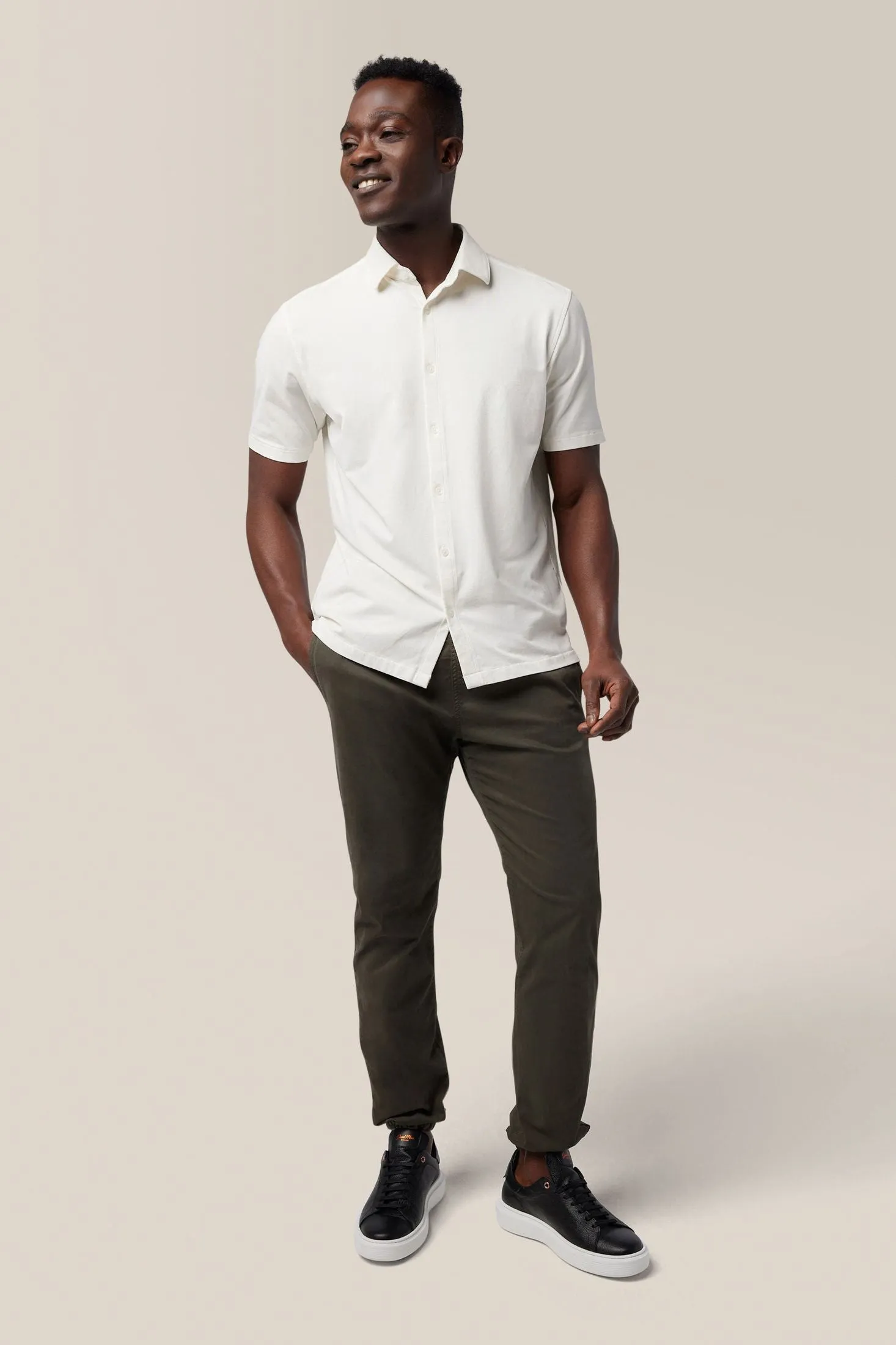 Big On-Point Shirt: Stretch | Responsible Cotton