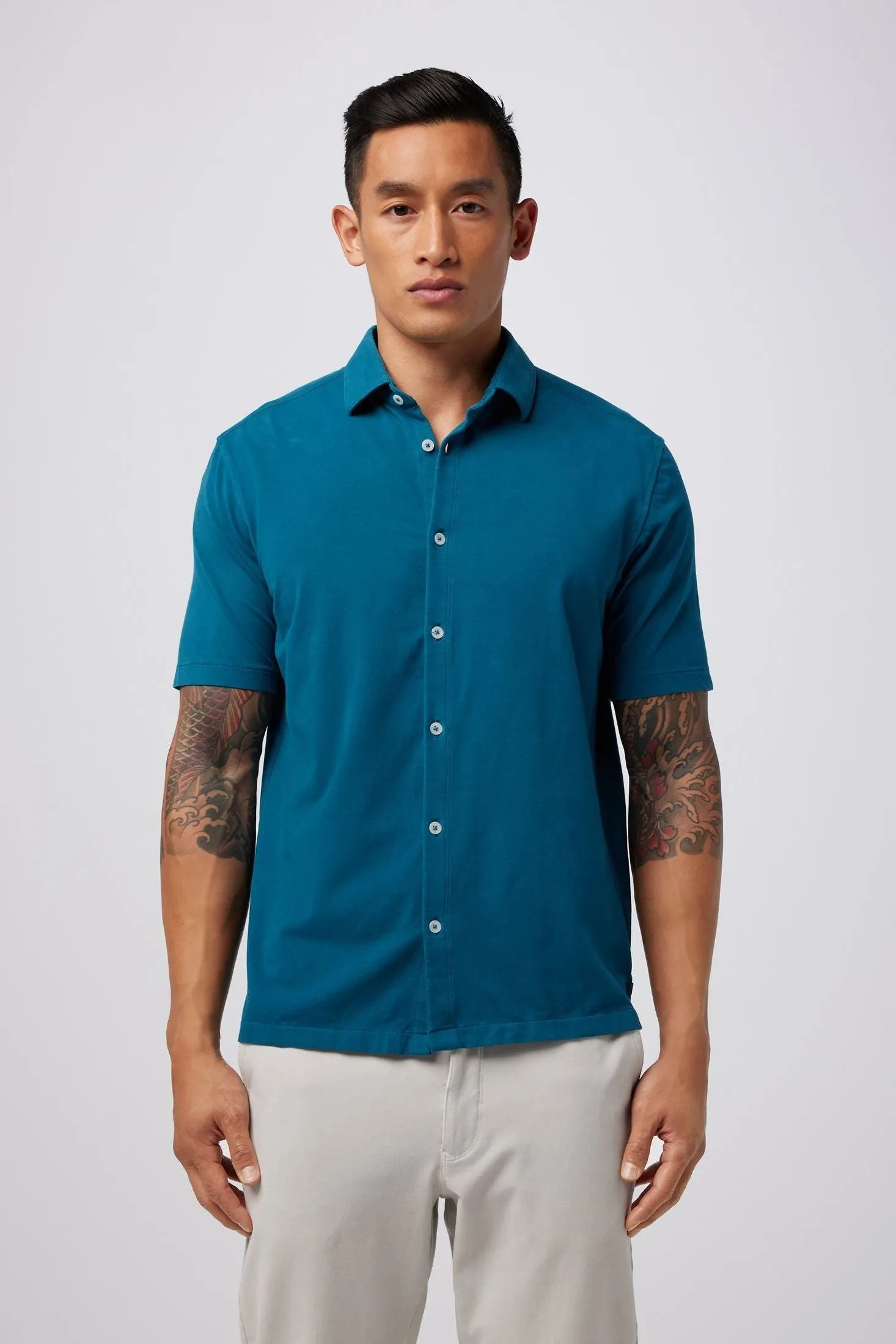 Big On-Point Shirt: Stretch | Responsible Cotton