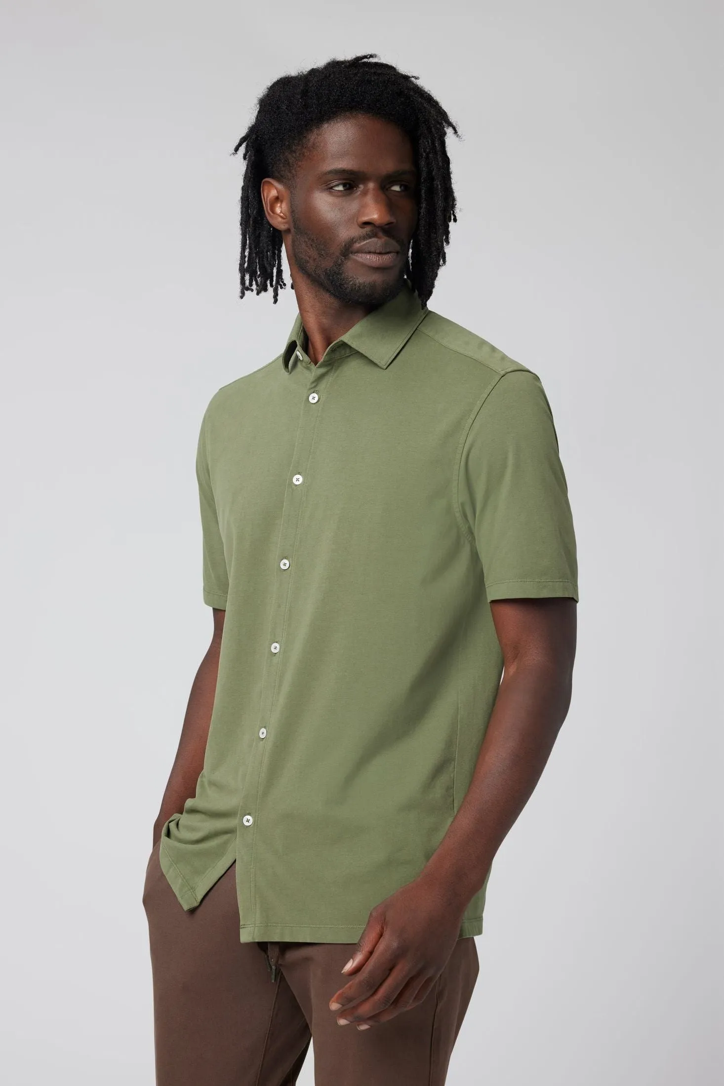 Big On-Point Shirt: Stretch | Responsible Cotton