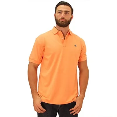 Biscayne Bay Embroidered Men's Polo - Mango