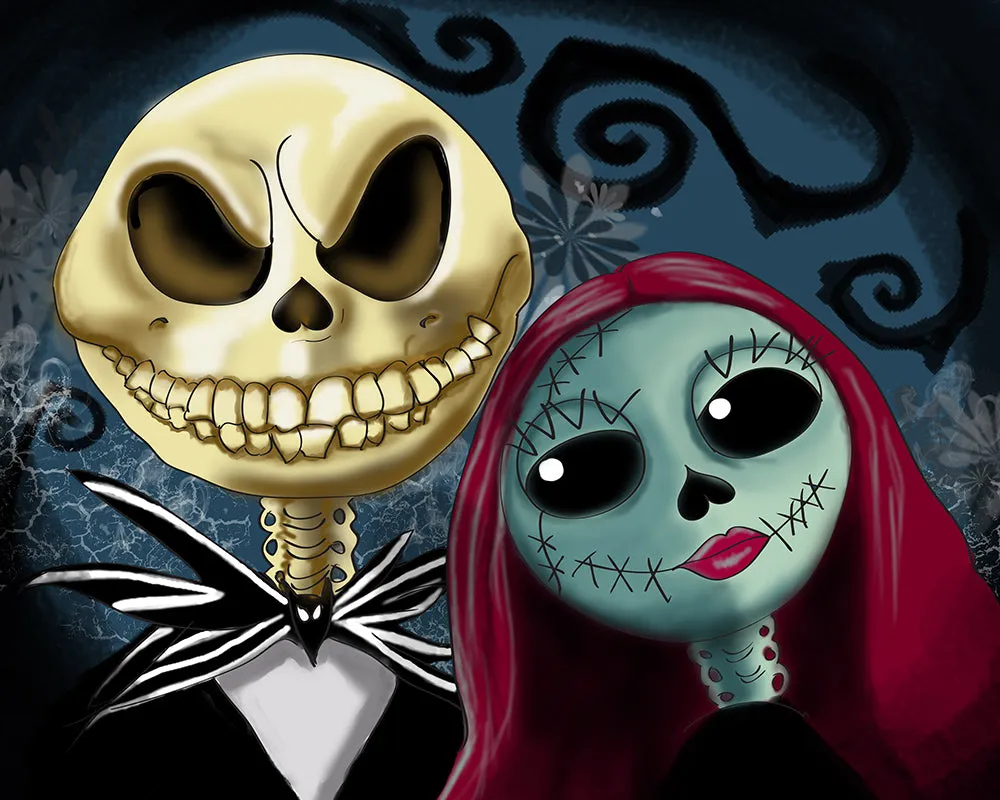 Blanket - The Nightmare Before Christmas -Together Forever Jack and Sally