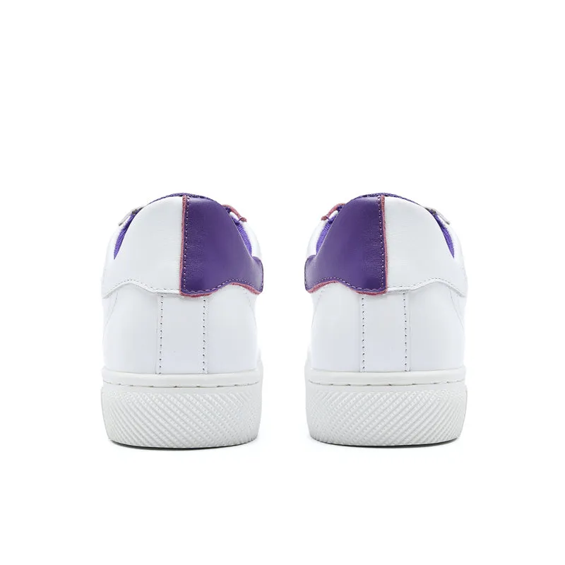 Block Me Now Ladies' Contrast Look Sneaker 5772 Purple