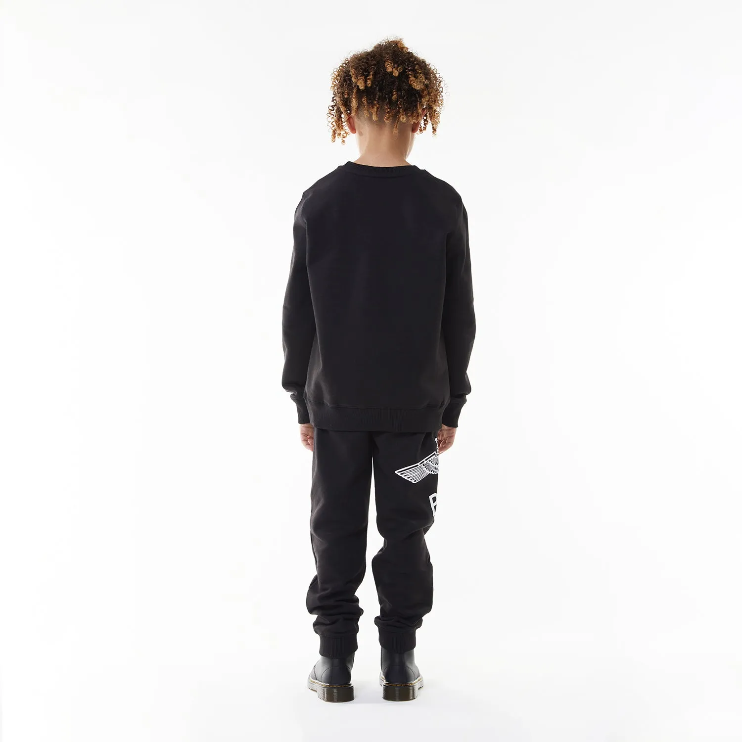 BOY EAGLE KIDS SWEATSHIRT - BLACK