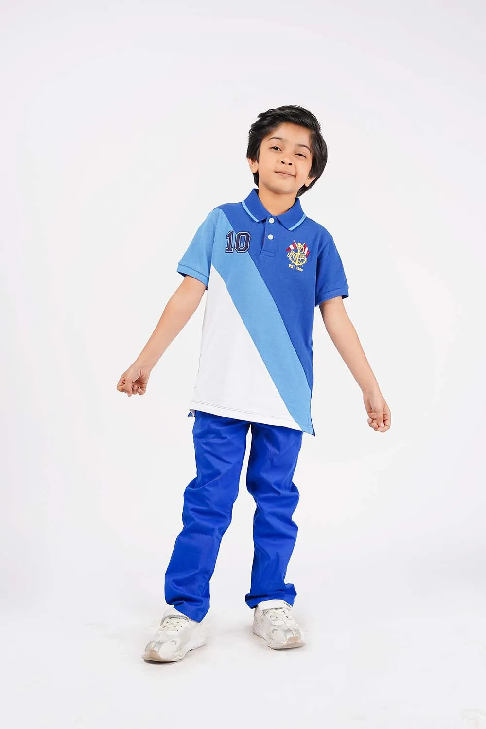 Boy's Short Sleeves Fashion Polo