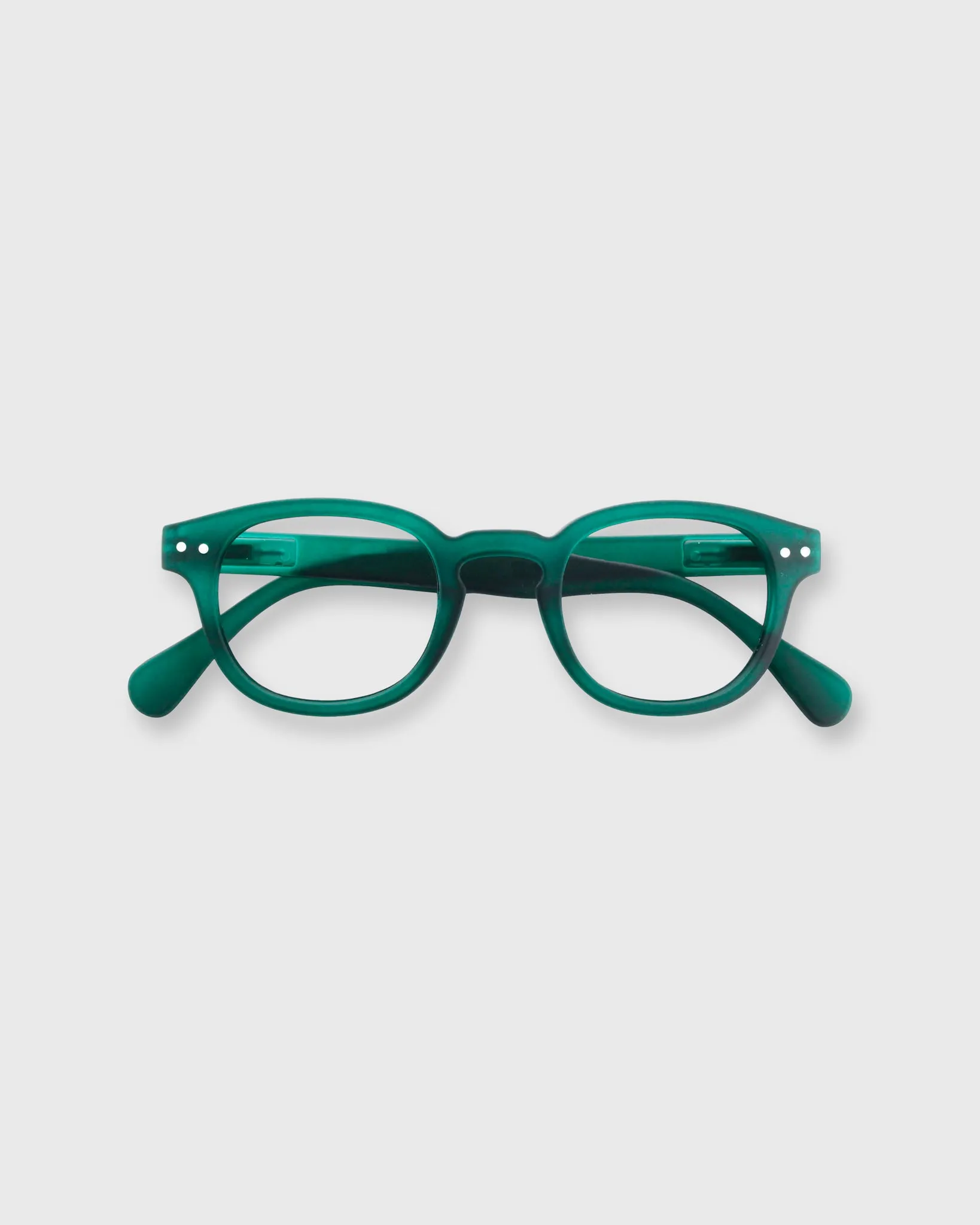 #C Reading Glasses in Green