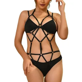 Caged Body Frame Fashion Harness