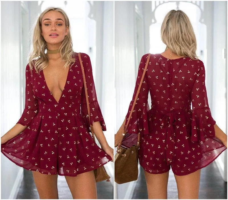 CHERRY ON TOP ROMPER