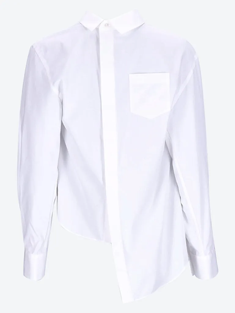 Cotton poplin shirt