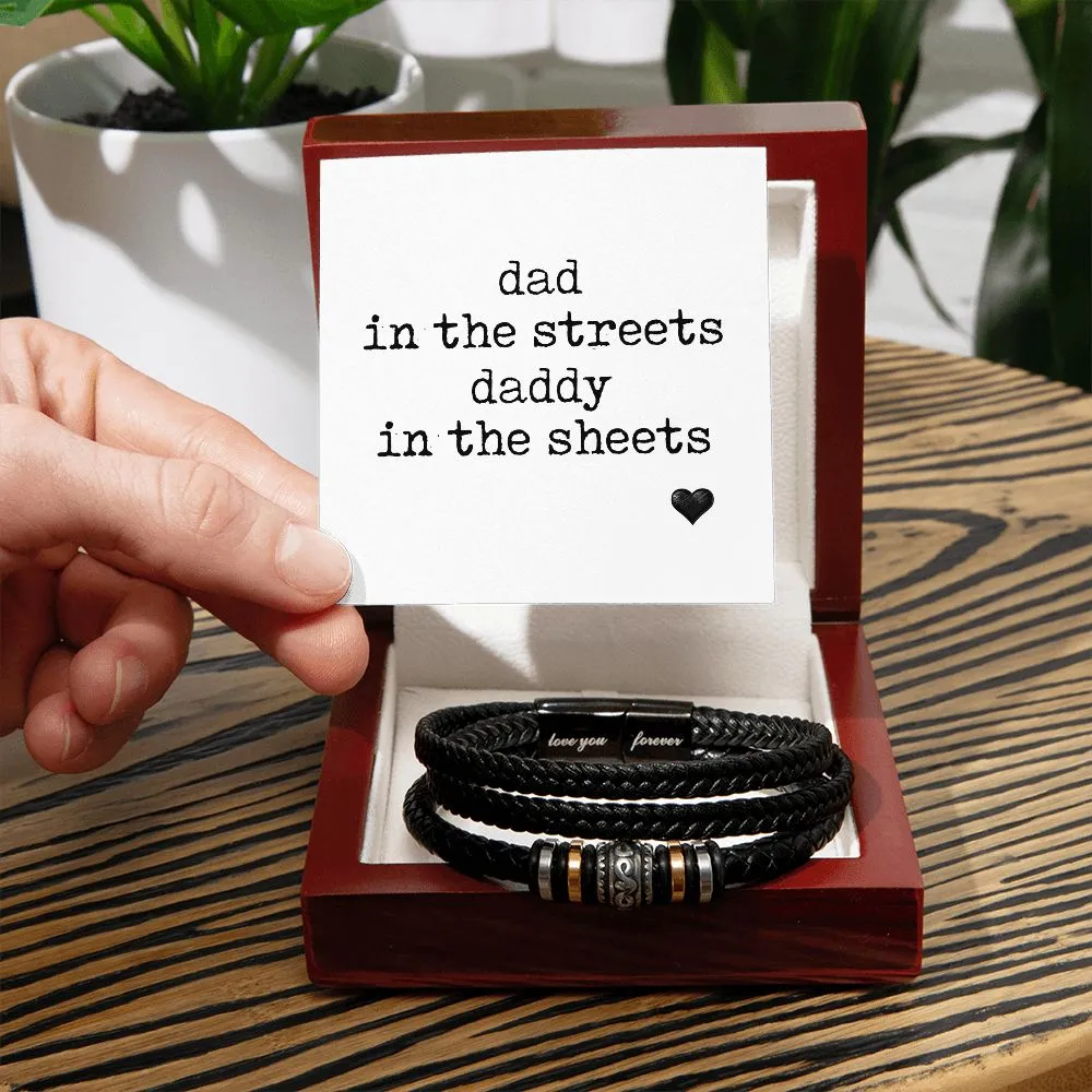 Daddy in the Sheets Forever Love Bracelet