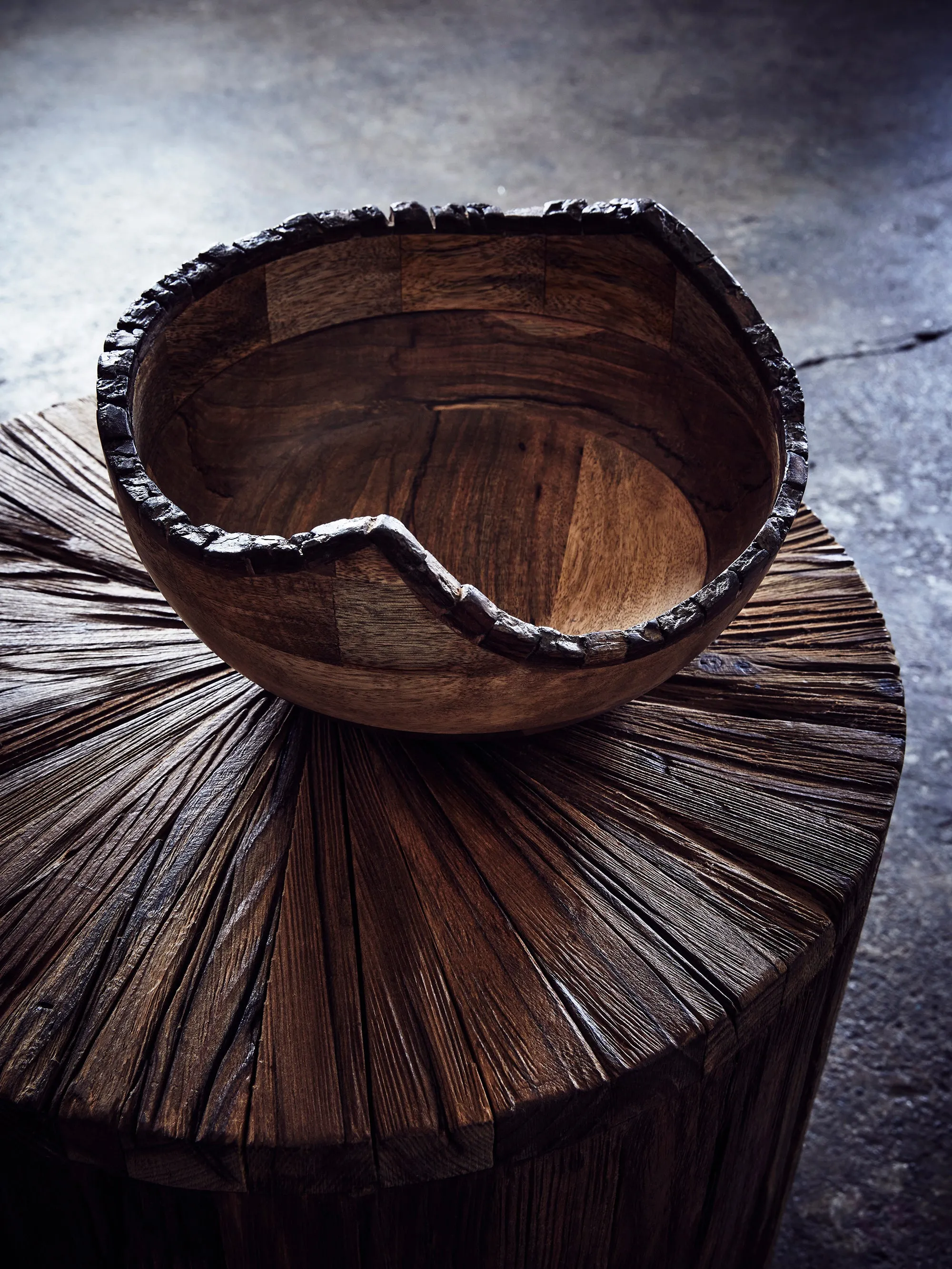 Dikita Mango Wood Bowl