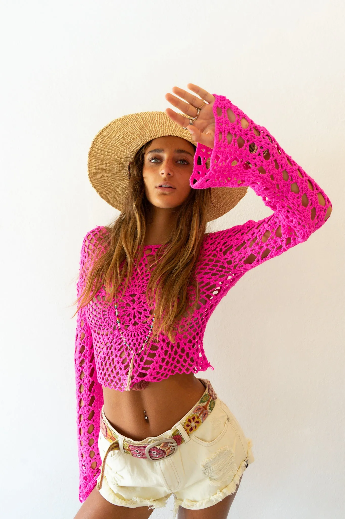 Don't Look Crochet Top