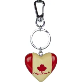 Eagle Ridge Trading Heart Canada Flag Keychain