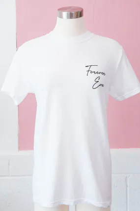 Forever Eva Graphic Tee, White | Friday Saturday