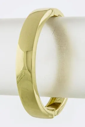 Gold Polished Bangle-M H W ACCESSORIES