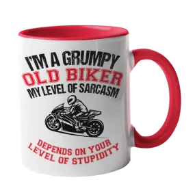 Grumpy Old Biker Motorbike Mug