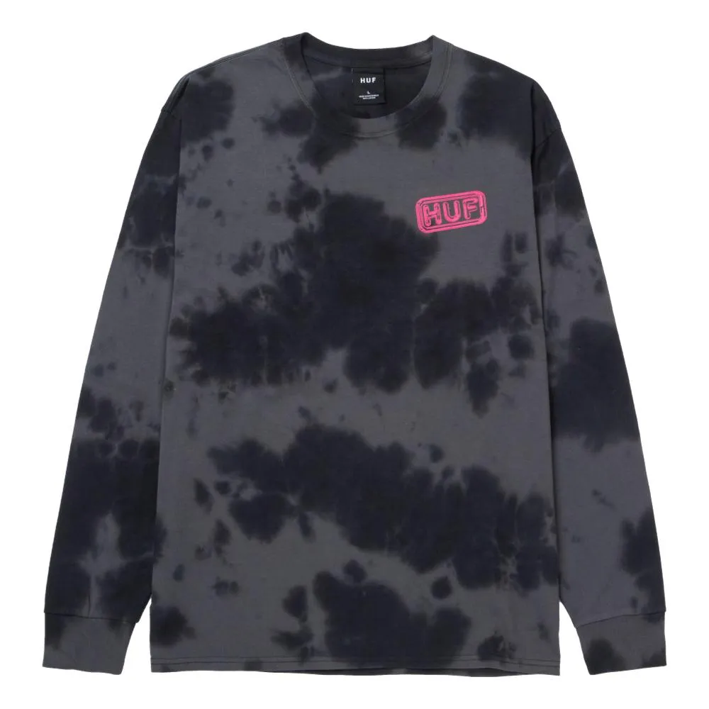 HUF COMMON H L/S TEE-BLACK