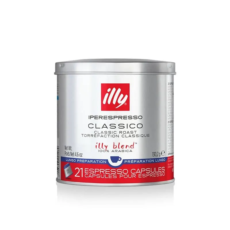 Illy iperEspresso Capsules LUNGO Roast - 21 Capsules