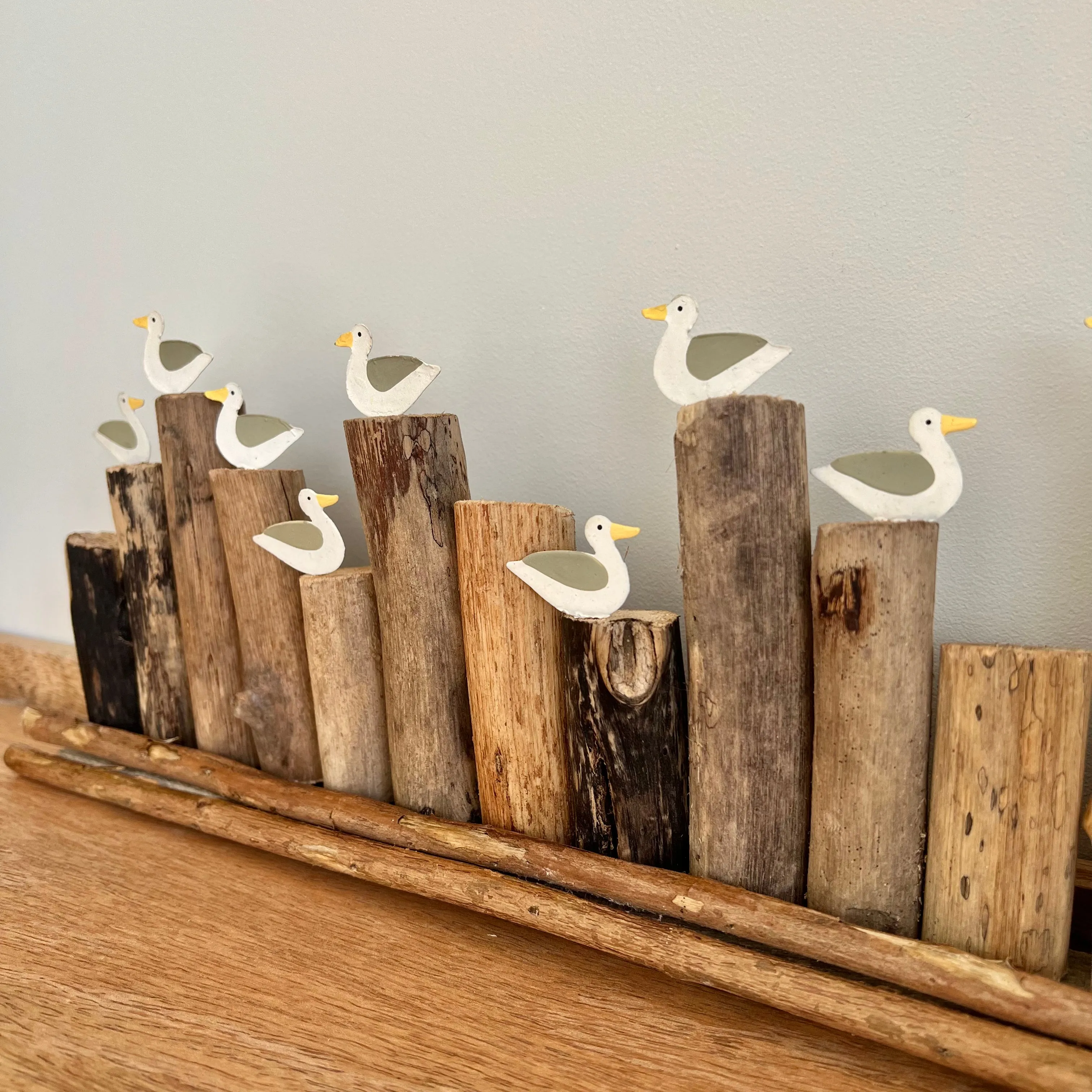 Long Seagulls on Groyne