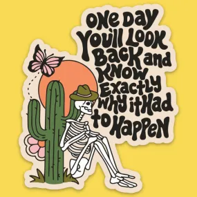 'Look Back' Sticker