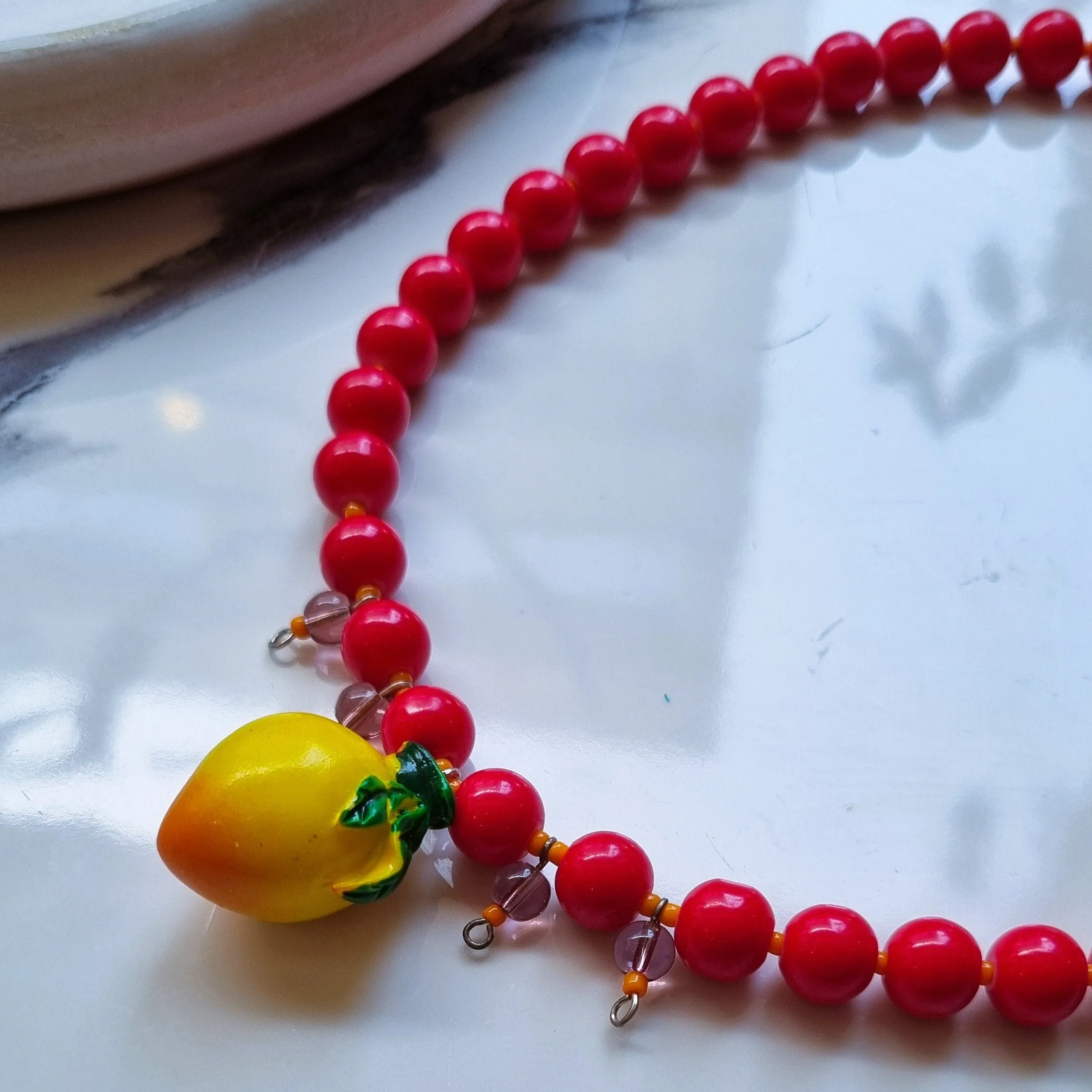 Mango necklace