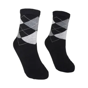 Men's Argyle Design Fashion Crew Socks