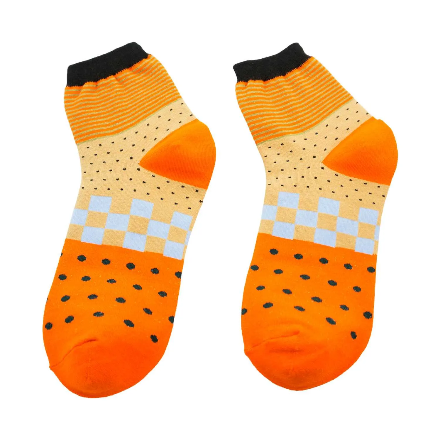 Men's Colorful Pattern Fashion Crew Socks