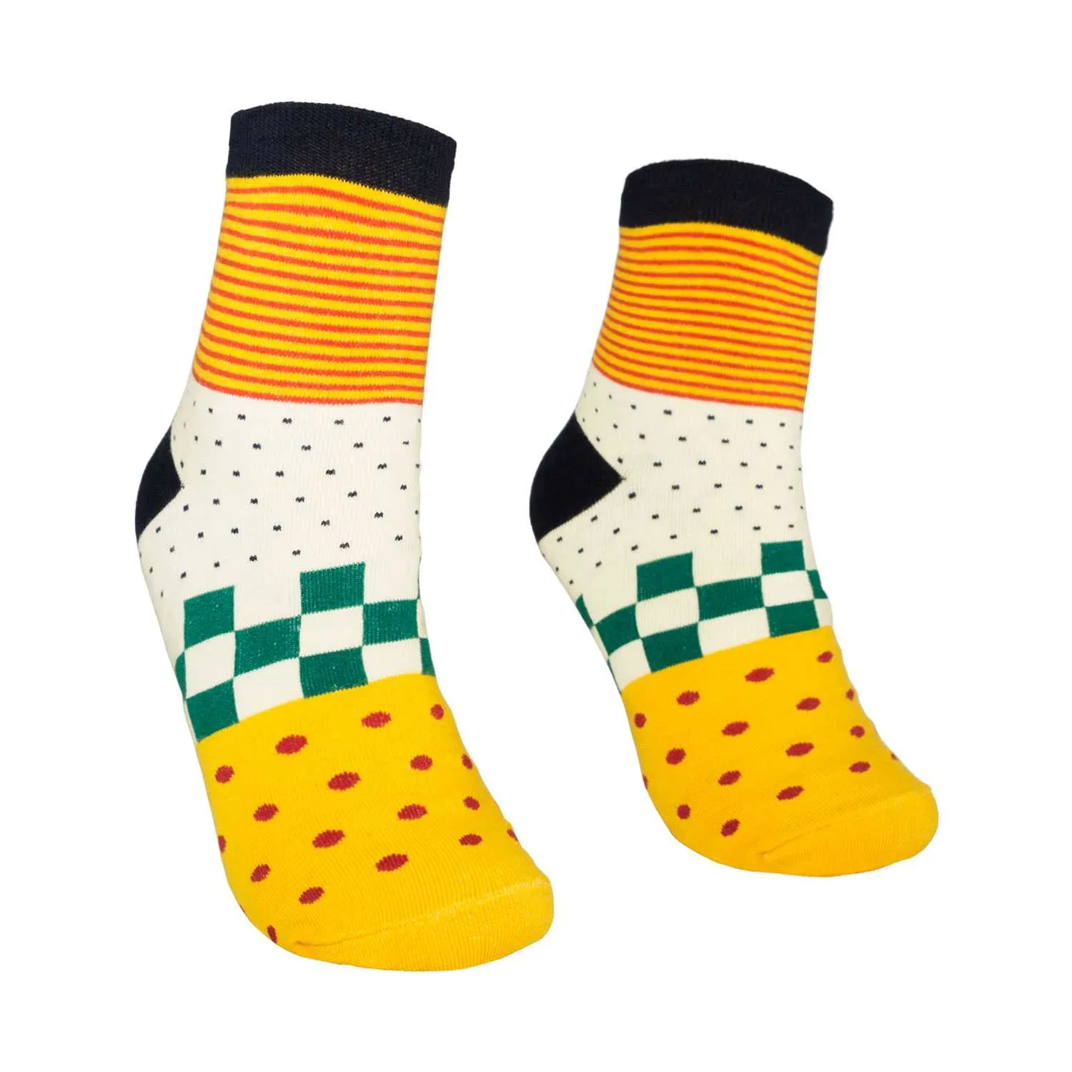 Men's Colorful Pattern Fashion Crew Socks