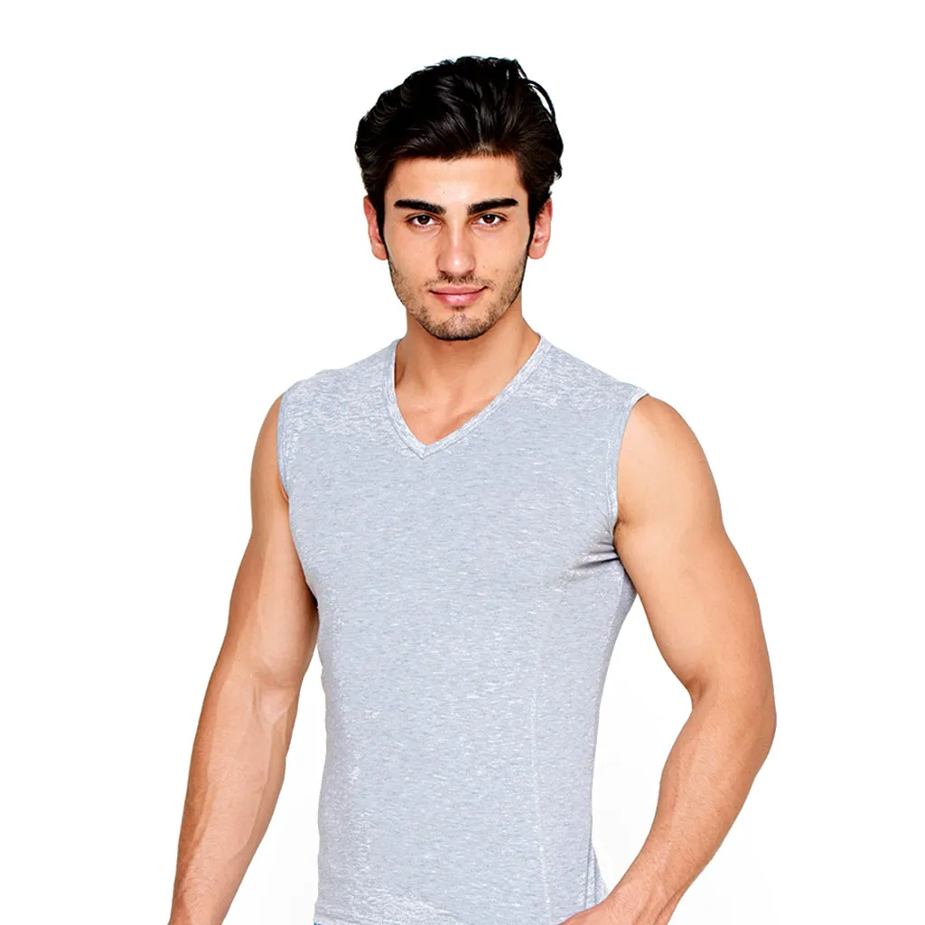 Men's stretchy v-neck c.38