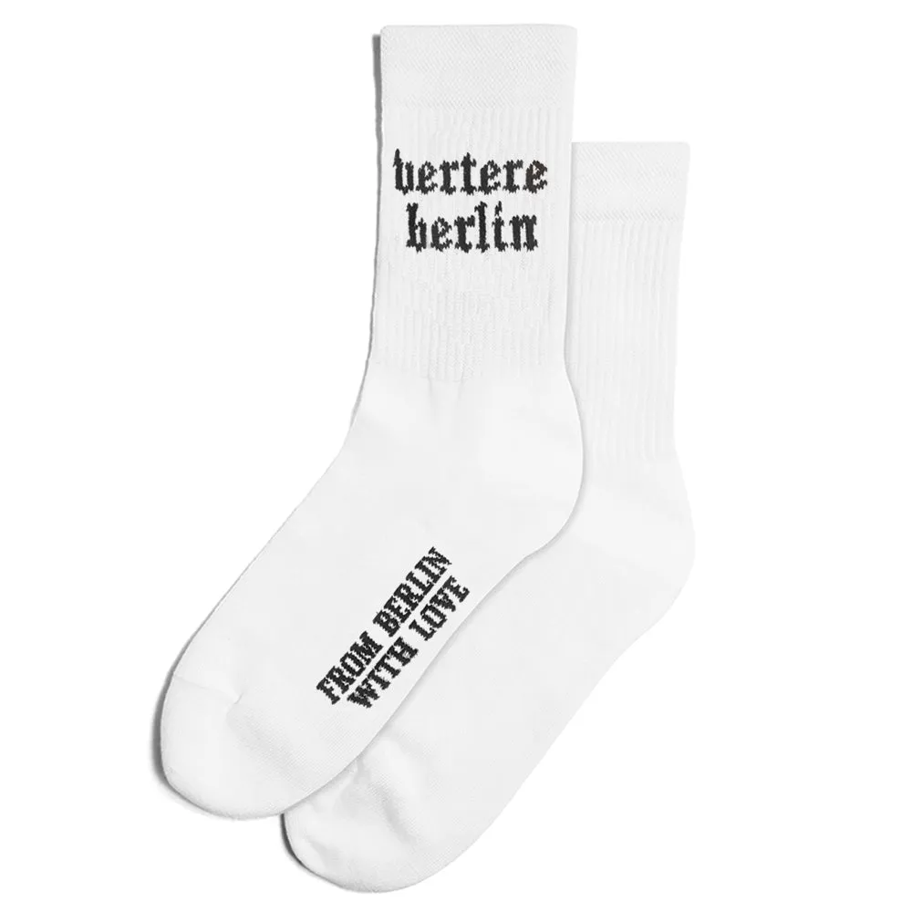 OLD BERLIN TENNIS SOCKS - WHITE