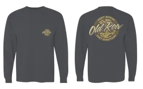 Old Row Camo Circle Long Sleeve Pocket Tee