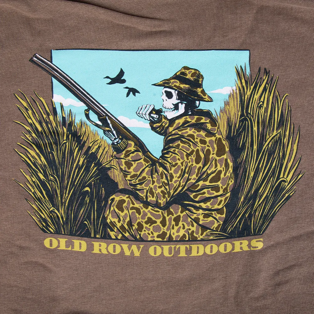 Old Row Outdoors Duck Hunt Pigment Dyed Premium Hoodie