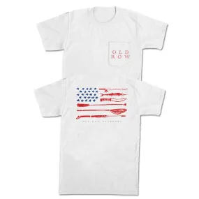 Old Row Outdoors Fishing USA Pocket Tee