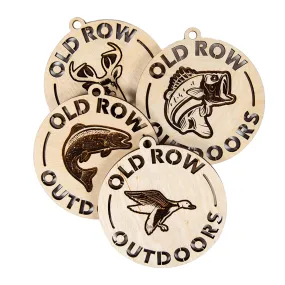 Old Row Outdoors Wooden Ornament