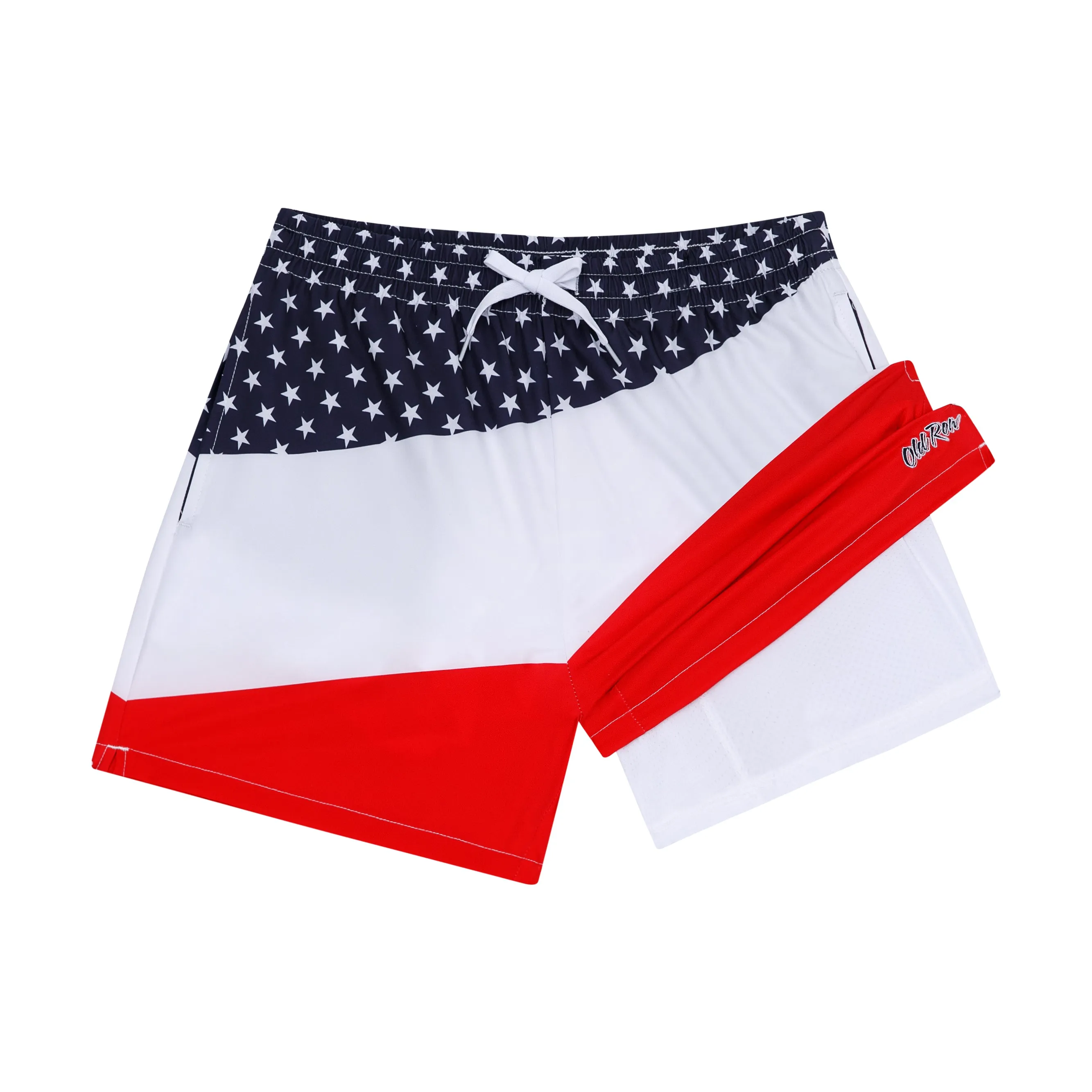 Old Row Uncle Sam's Swim Trunks