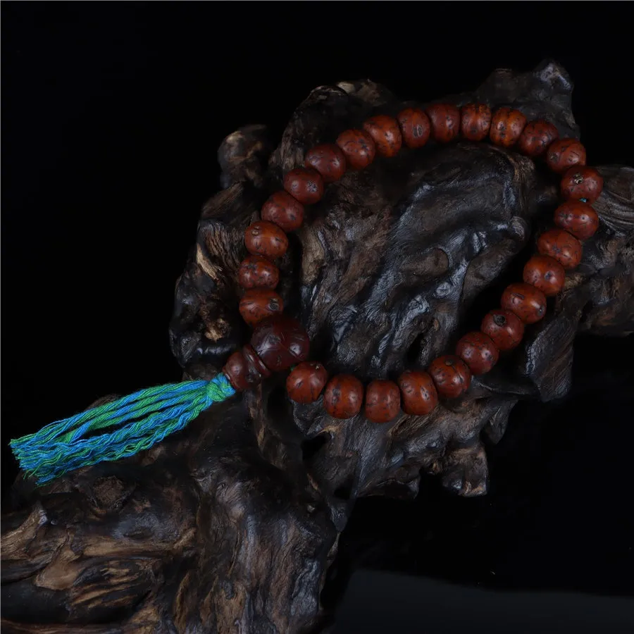 Old Tibetan Bodhi Seed Prayer Beads Bracelet