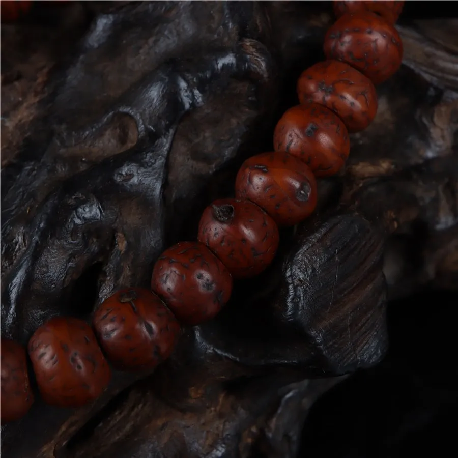 Old Tibetan Bodhi Seed Prayer Beads Bracelet