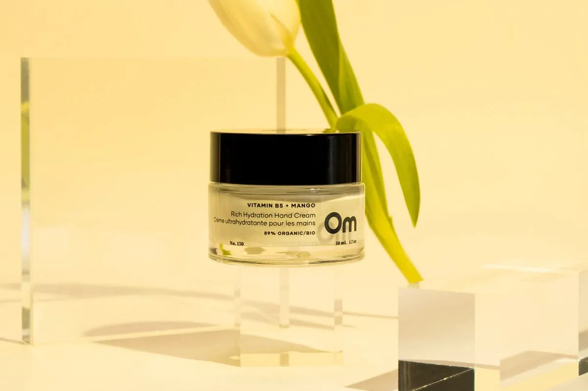 Om Organics | Vitamin B5   Mango Rich Hydration Hand Cream