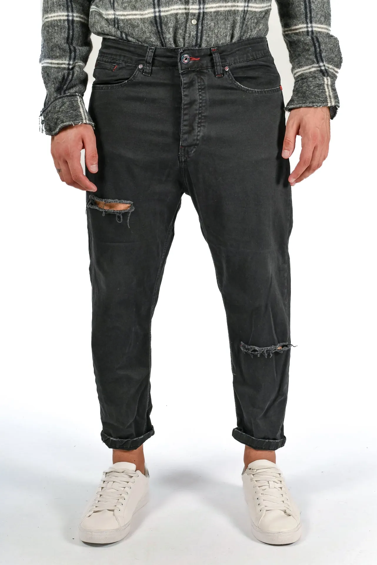 Pantaloni in cotone loose AI 1021 FW 21/22