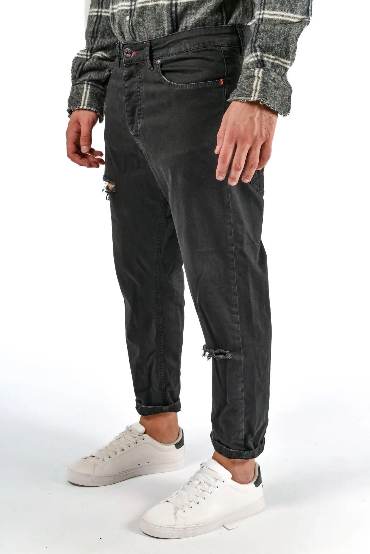 Pantaloni in cotone loose AI 1021 FW 21/22